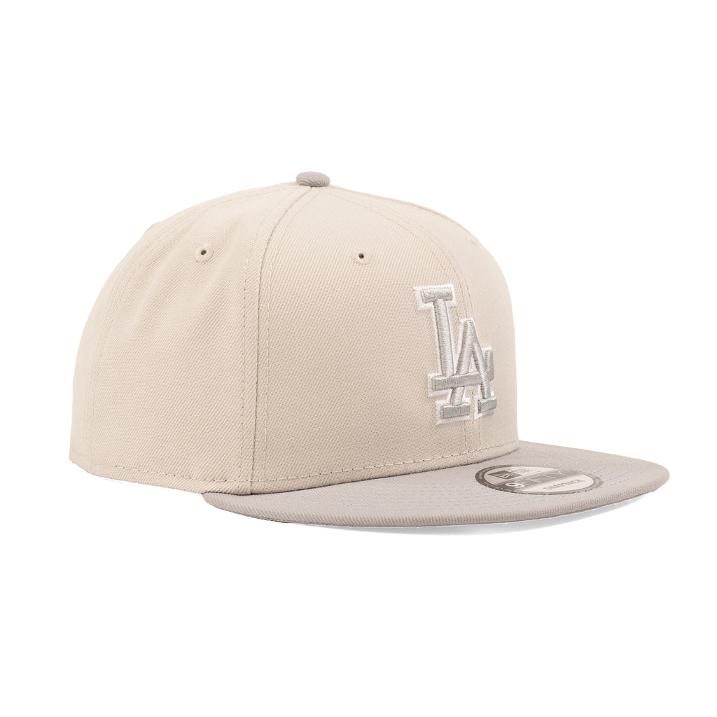 Los Angeles Dodgers Bone White/Silver Gray "Two Tone" | New Era 9Fifty Snapback