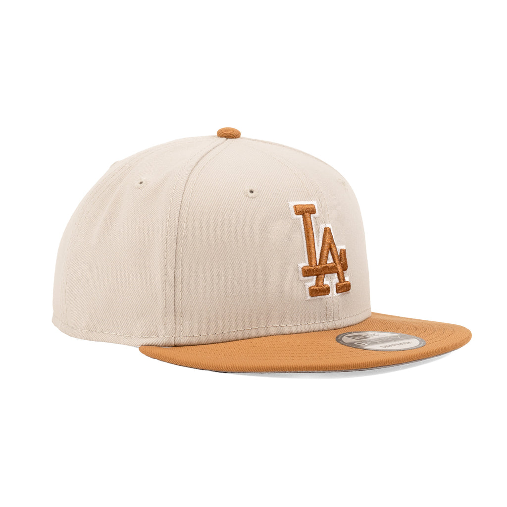 Los Angeles Dodgers Bone White/Khaki "Two Tone" | New Era 9Fifty Snapback