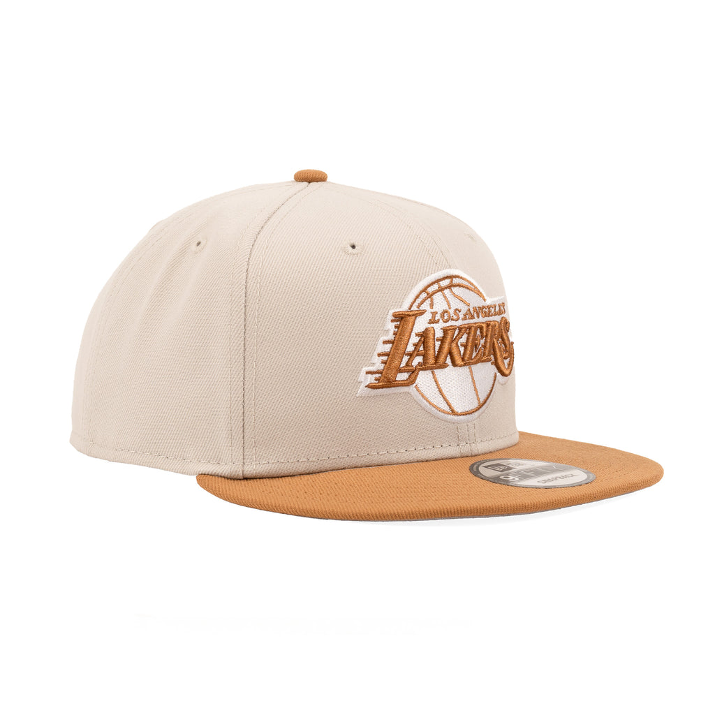Los Angeles Lakers Bone White/Khaki "Two Tone" | New Era 9Fifty Snapback