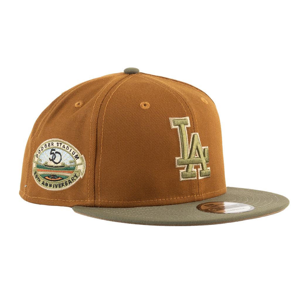 Los Angeles Dodgers Toasted Brown/Olive Green "Two Tone" | New Era 9Fifty Snapback