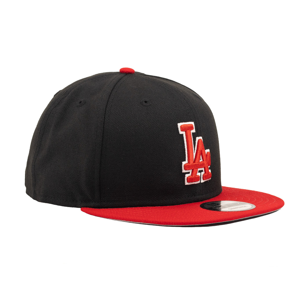 Los Angeles Dodgers Black/Scarlet Red "Two Tone" | New Era 9Fifty Snapback