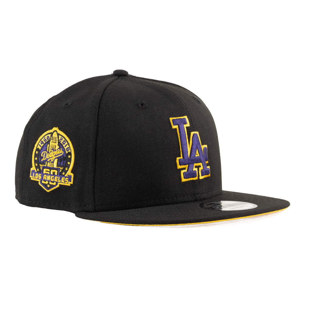 Los Angeles Dodgers Black/Purple/Yellow "Outline Pack" | New Era 9Fifty Snapback