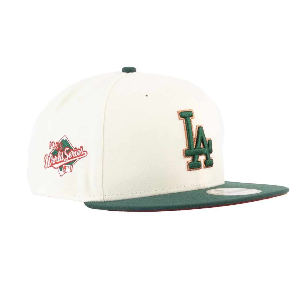 Los Angeles Dodgers Chrome White/Dark Green "Chrome Pack" | New Era 9Fifty Snapback