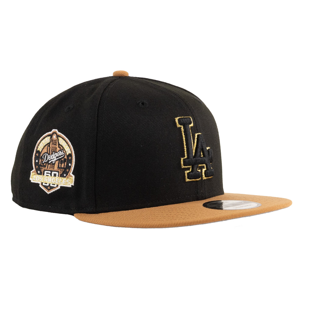Los Angeles Dodgers Black/Toasted Brown "Two Tone" | New Era 9Fifty Snapback
