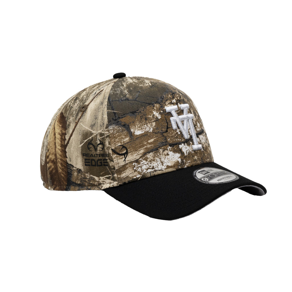 Los Angeles Dodgers Real Tree/Black "Upside Down" | New Era 9Forty A-Frame Snapback