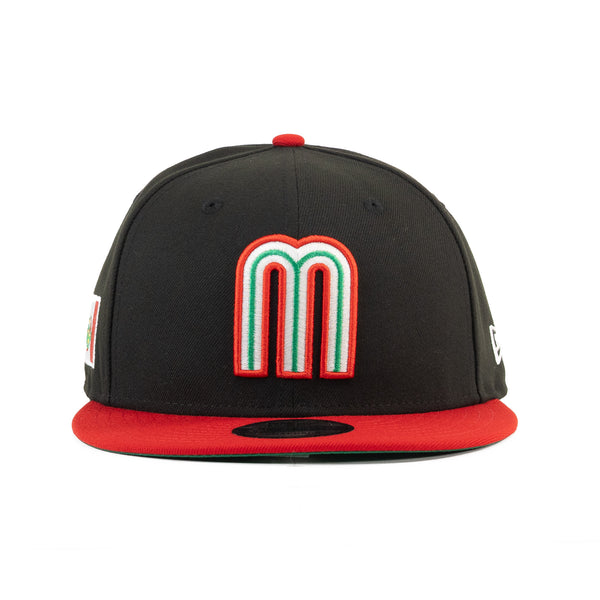 Mexico Baseball Black/Scarlet Red 