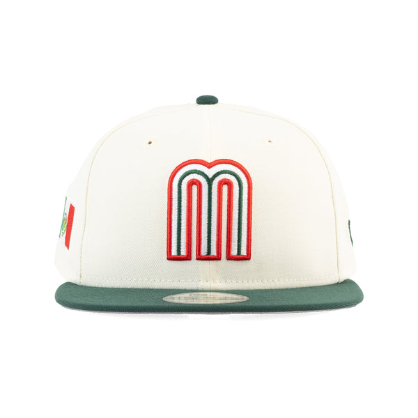 Mexico Baseball Chrome White/Dark Green 