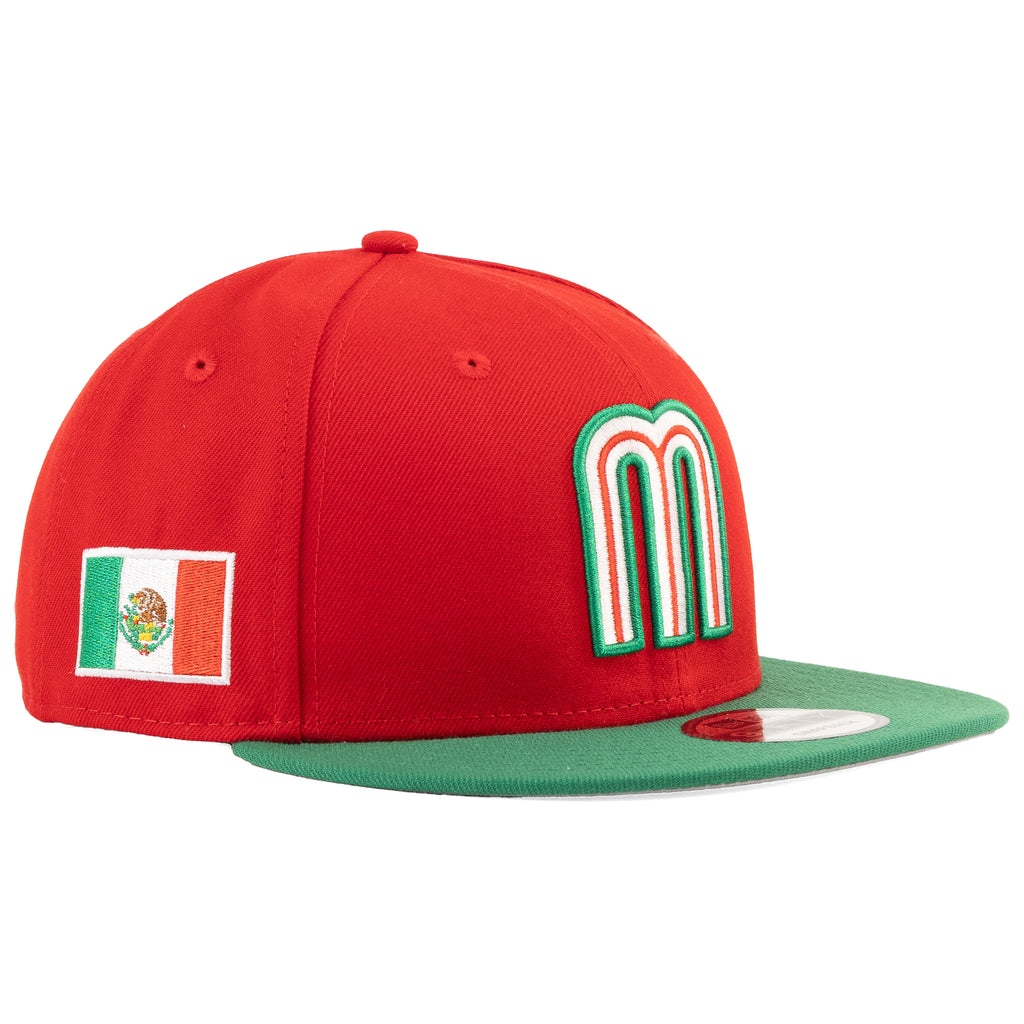 Mexico Baseball Scarlet Red/Kelly Green "Two Tone" | New Era 9Fifty Snapback