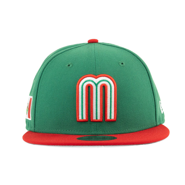 Mexico Baseball Kelly Green/Scarlet Red 