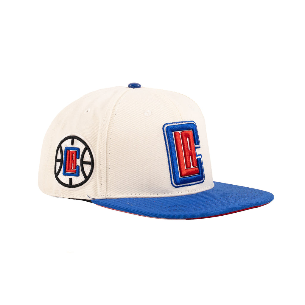 Los Angeles Clippers Eggshell White/Royal Blue | Pro Standard Snapback