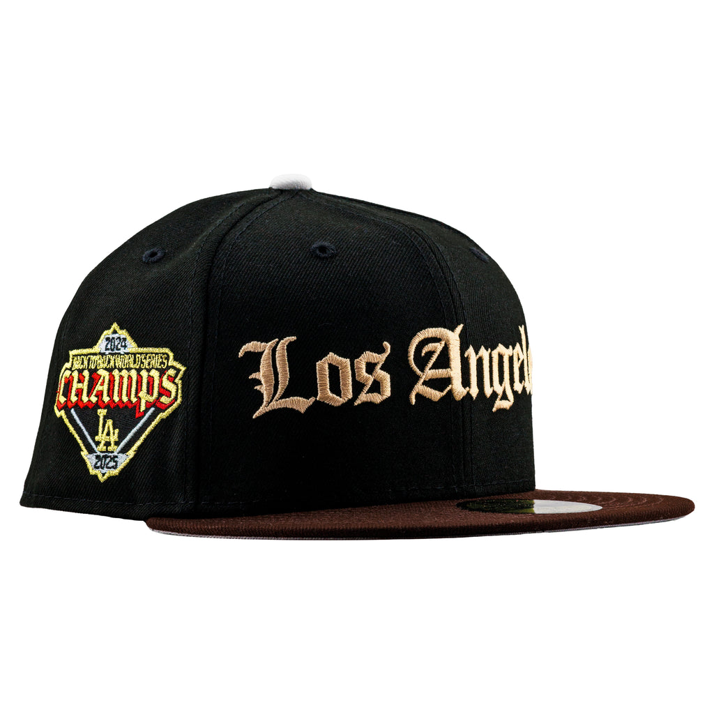 Los Angeles Dodgers Black/Burnt Wood “3 Bs” | New Era 59Fifty Fitted